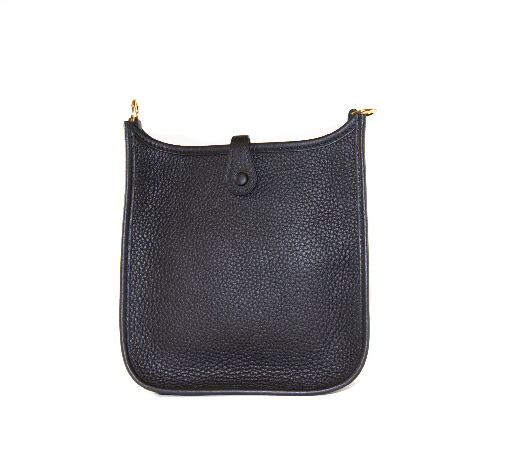 Hermès Evelyne Mini Taurillon Clemence, Farbe schwarz / Flipperball GHW Handbag Spa & Shop