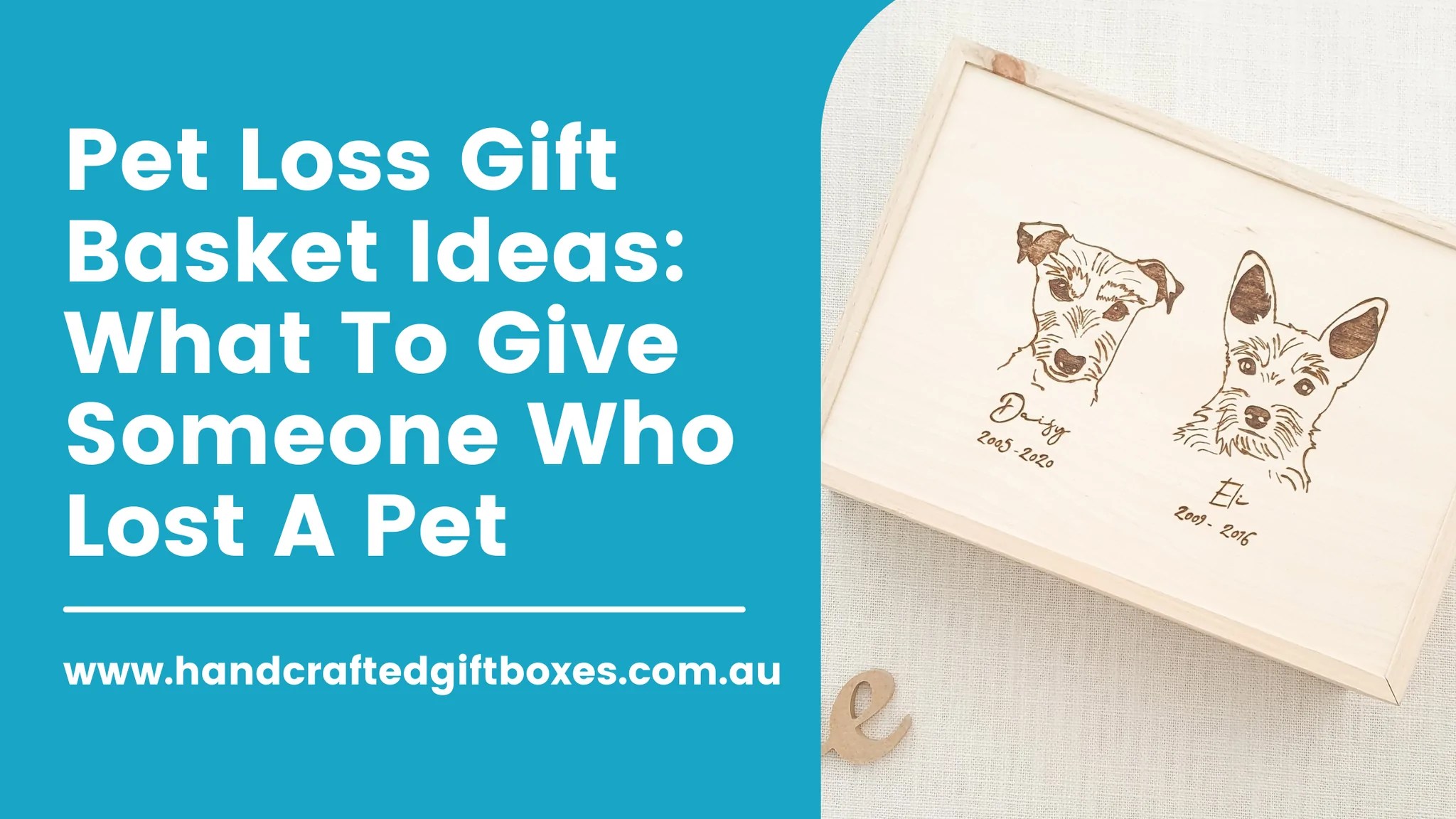 Pet Loss Gift Basket Ideas What To Give Someone Who Lost A Pet Hand