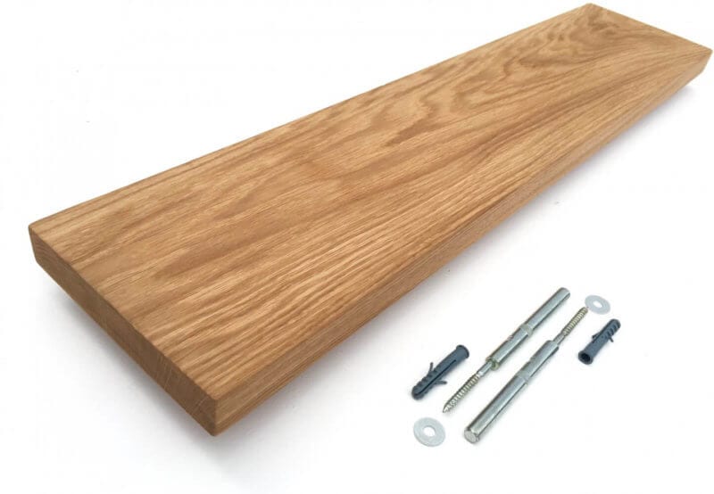 Solid Oak Floating Shelves UK Handcrafted Bespoke Sizes