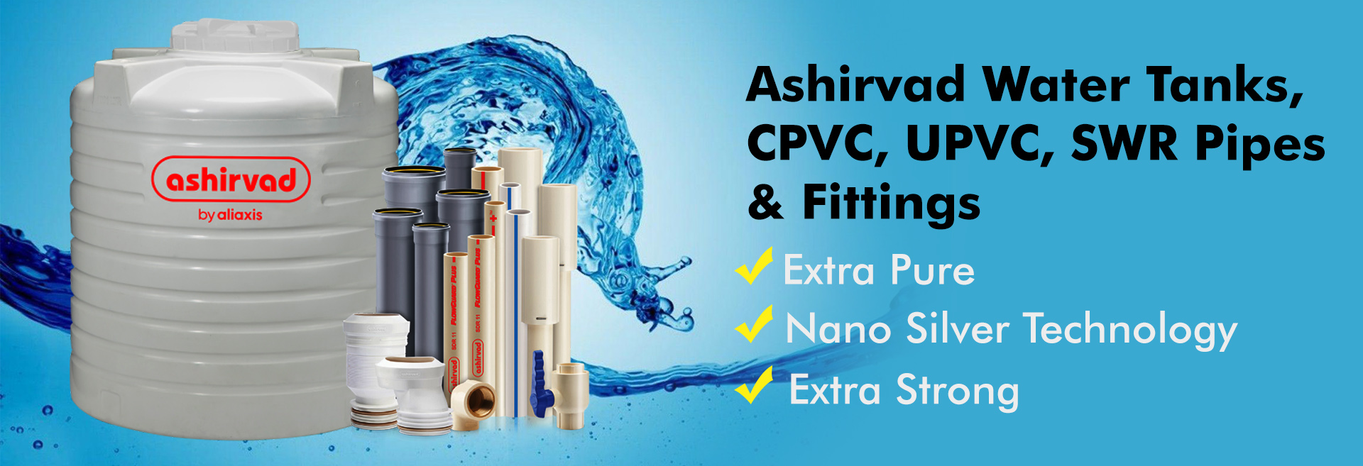 H & H Distributors Authorized Distributors for ashirvad, truebore