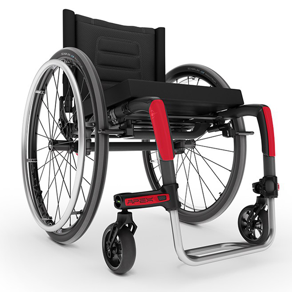 Apex carbone Fauteuil roulant manuel léger à châssis f...