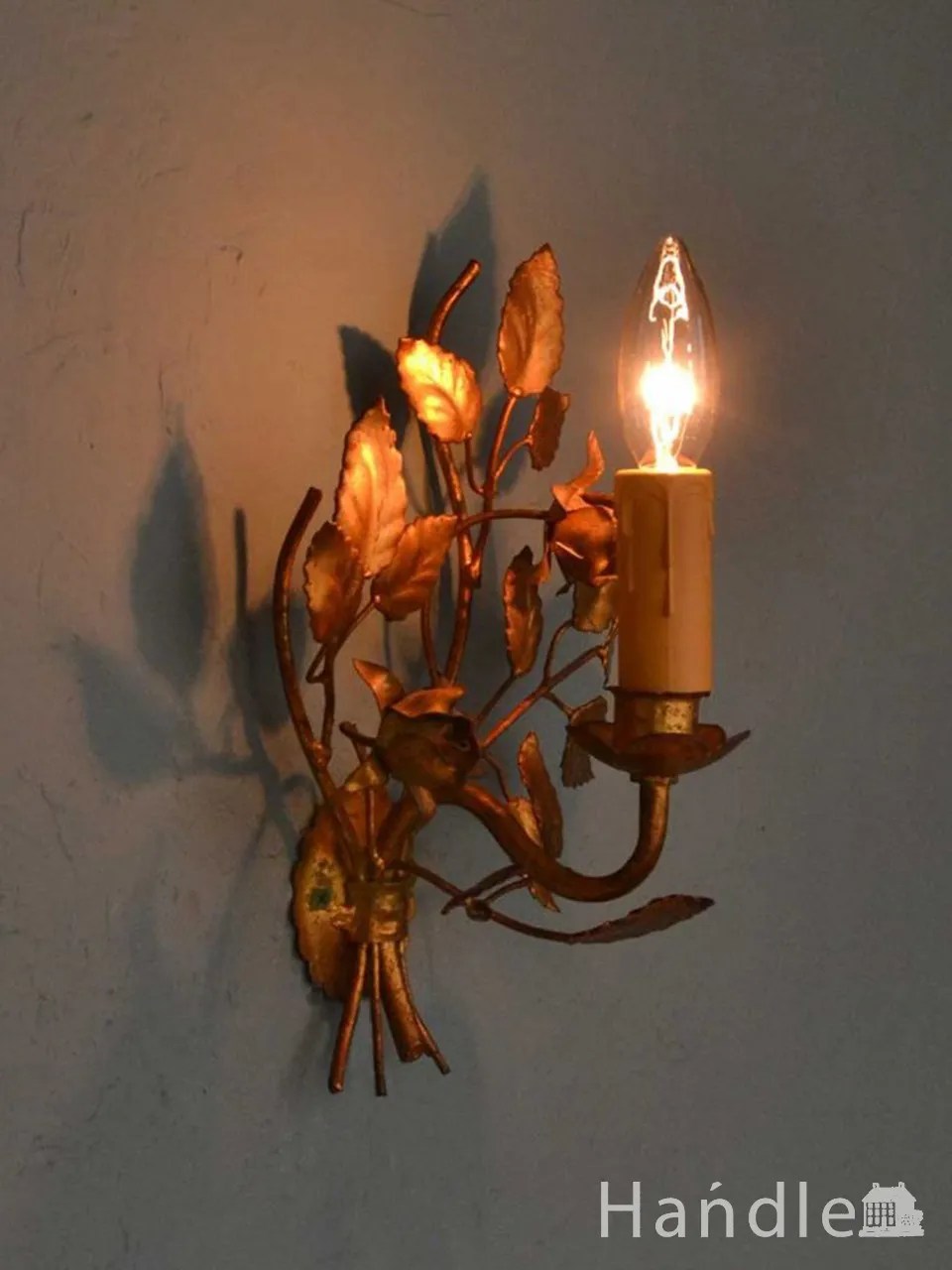 フランスアンティーク ウォールランプ 壁付け ブラケット照明 キャンドル