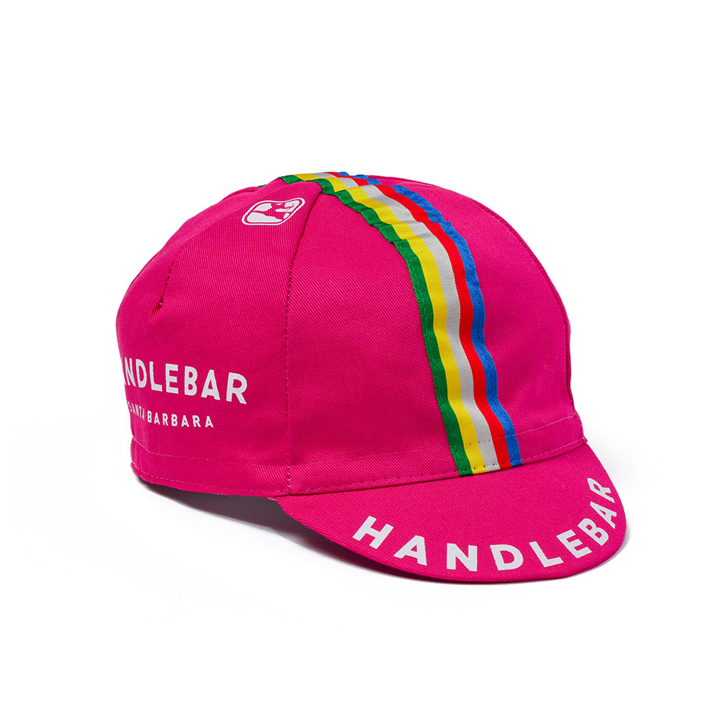 Cycling Cap Pink Handlebar Coffee Roasters