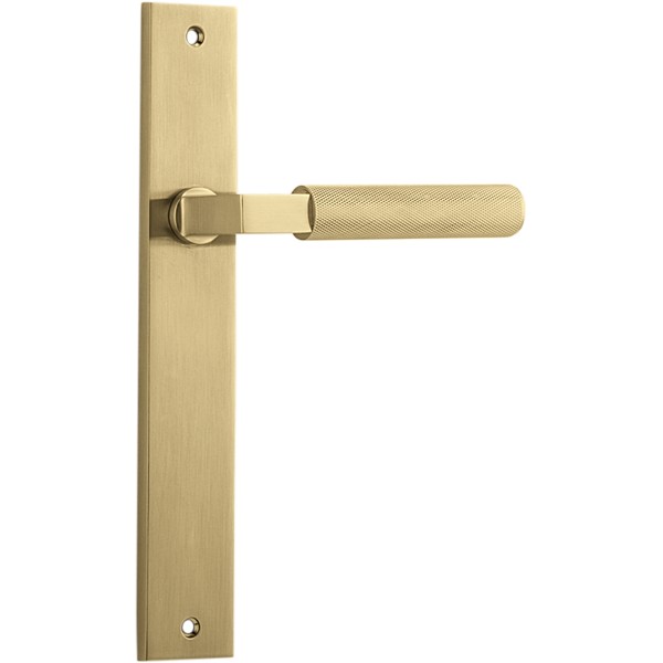 Brunswick Lever With Rectangular Backplate. Handle Co