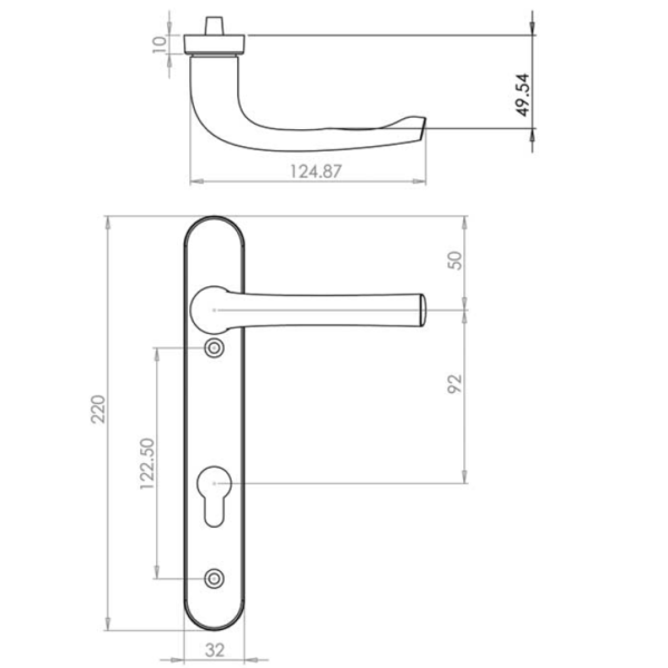 UPVc Door Handles Handles4less