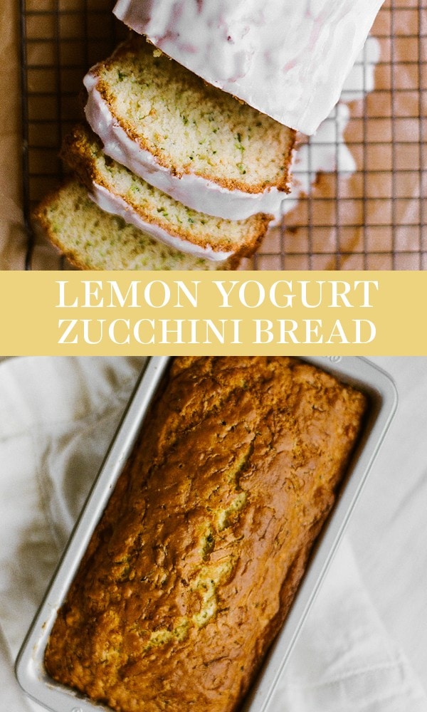 Lemon Yogurt Zucchini Bread Handle the Heat