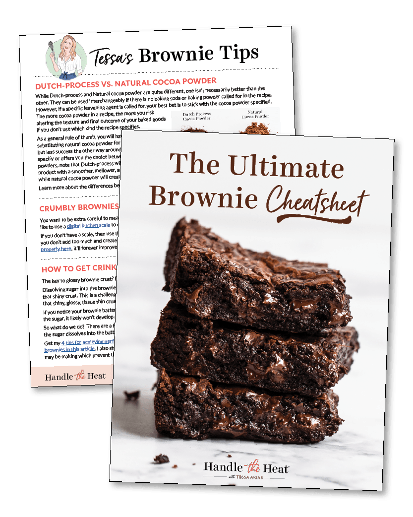 Brownie Cheatsheet Handle the Heat