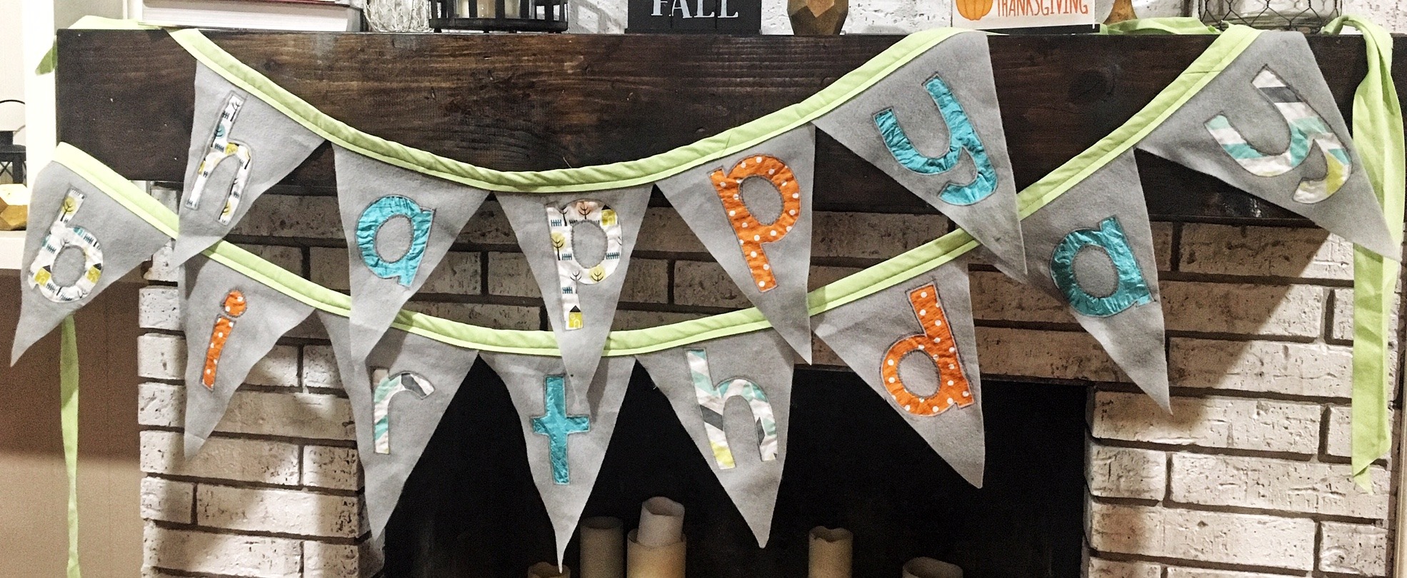 How to Make an Easy DIY Felt Birthday Banner (or for any Occasion)