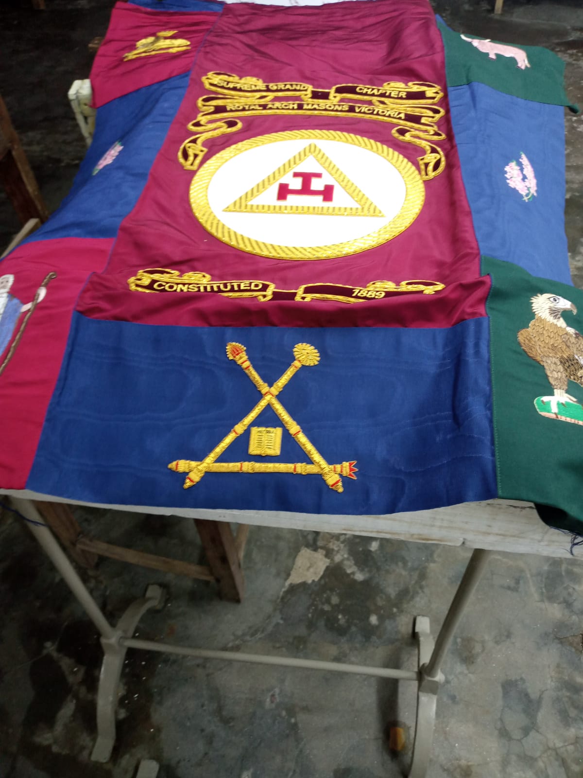 Masonic Suit Handlink Embroidery