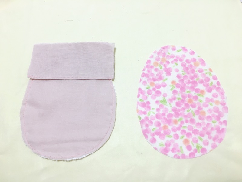 授乳スタイの作り方｜ダブルガーゼ2枚の間にタオルを挟む【ふわふわ卵型】 わくわく♪ハンドメイド
