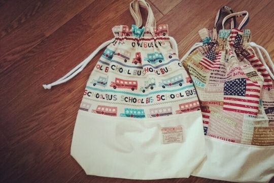 裏地付き・切り替えなしで簡単な体操服入れの作り方｜主婦がハンドメイド副業で月3万を目指すためのブログ