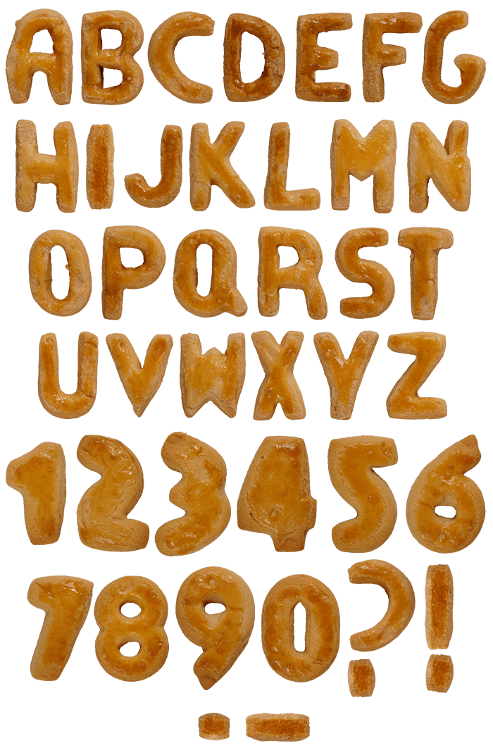 Biscuits Font Handmadefont