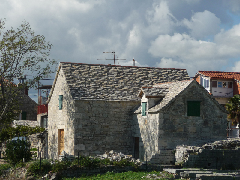 A stone roof Handmade Houses with Noah Bradley