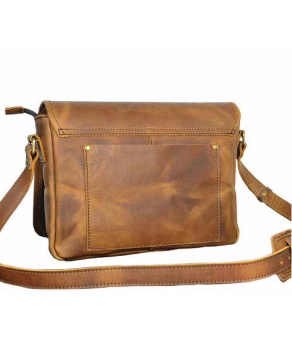 HANDMADE LEATHER STRAP MESSENGER BAG Hand Made Leather Shop