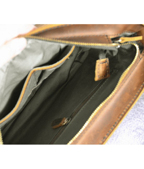 HANDMADE LEATHER STRAP MESSENGER BAG Hand Made Leather Shop