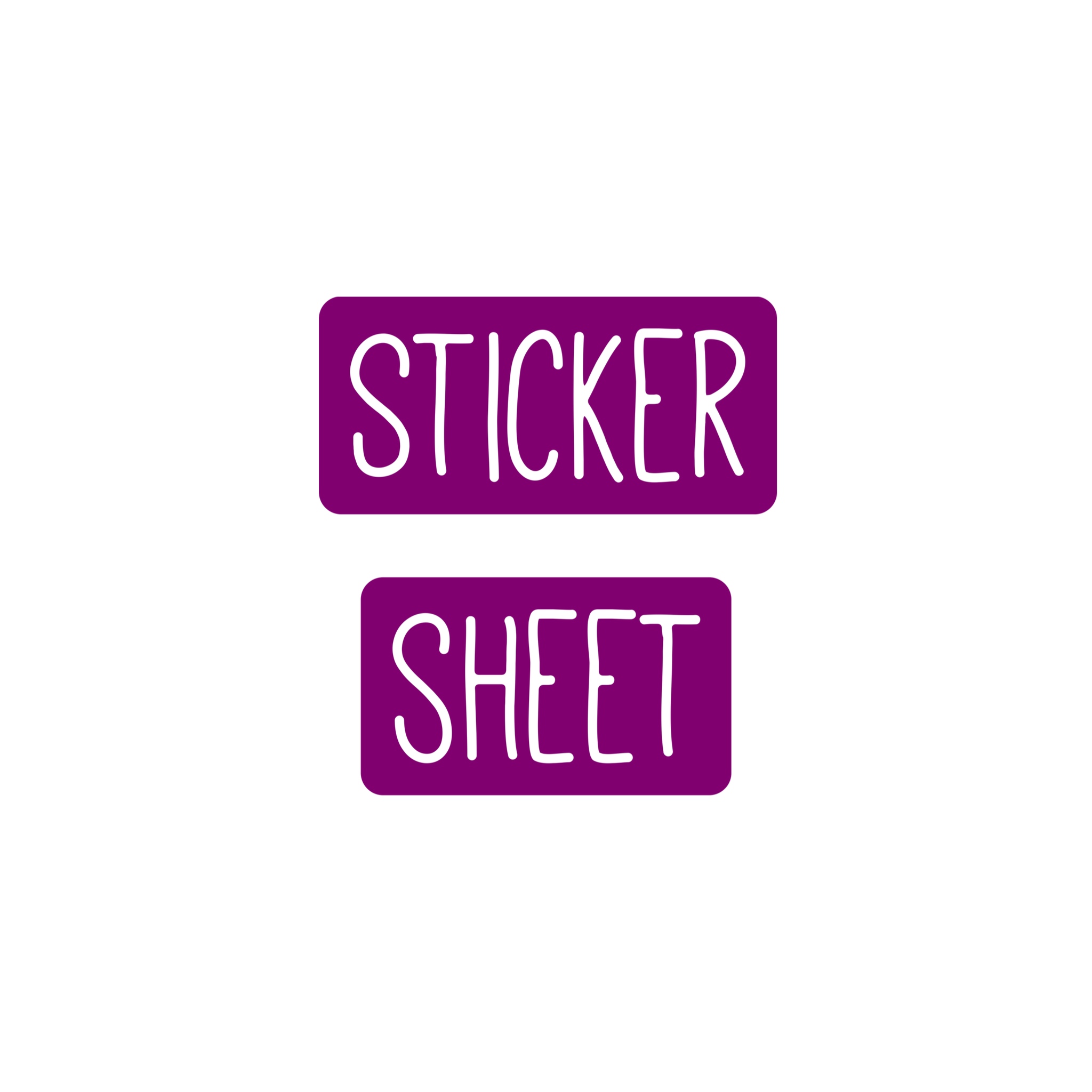 Custom Sticker Sheet Handmade Mama