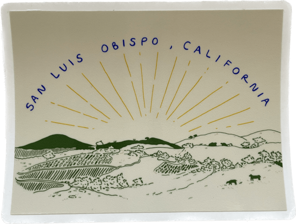 San Luis Obispo California Sticker Hands Gallery