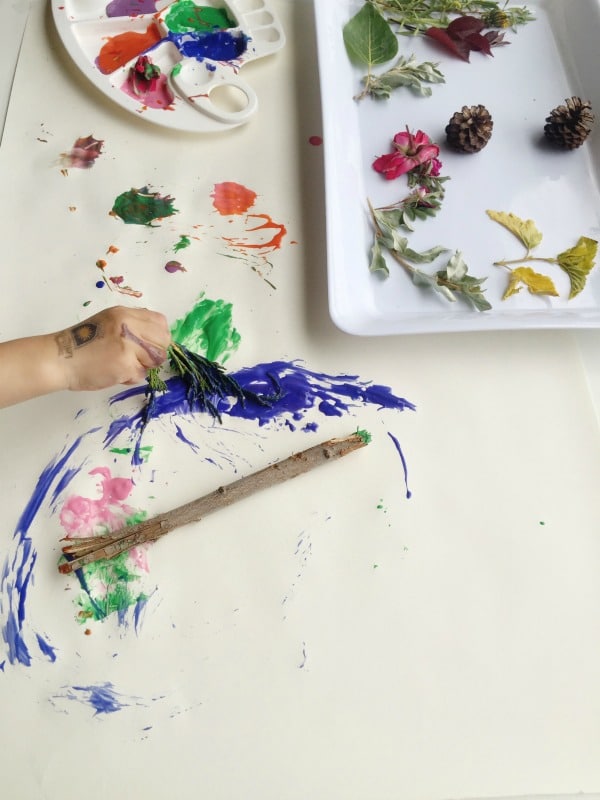 Painting with Nature A Creative Sensory Delight for Kids