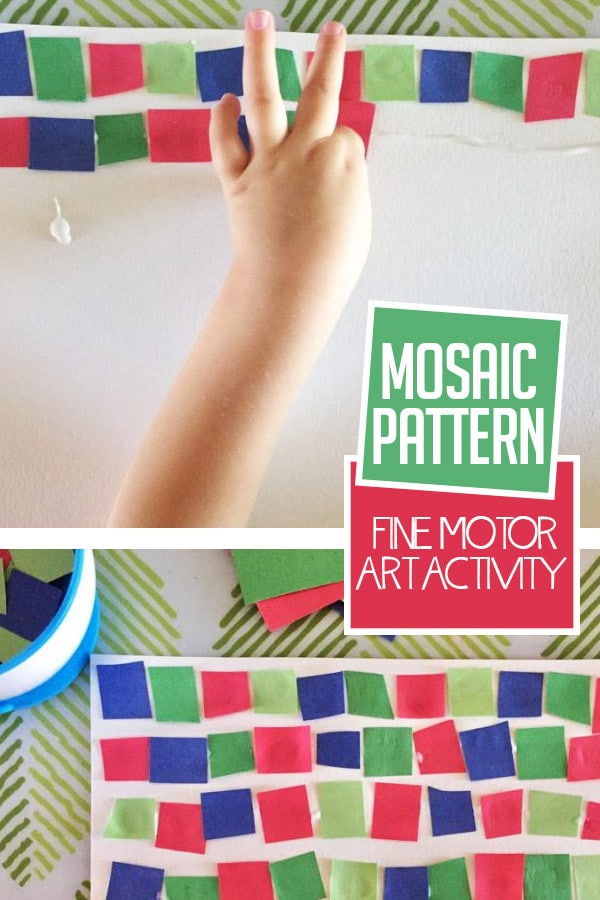 Quick & Easy Mosaic Coloring Page Activity to Make for Your Kids DIY