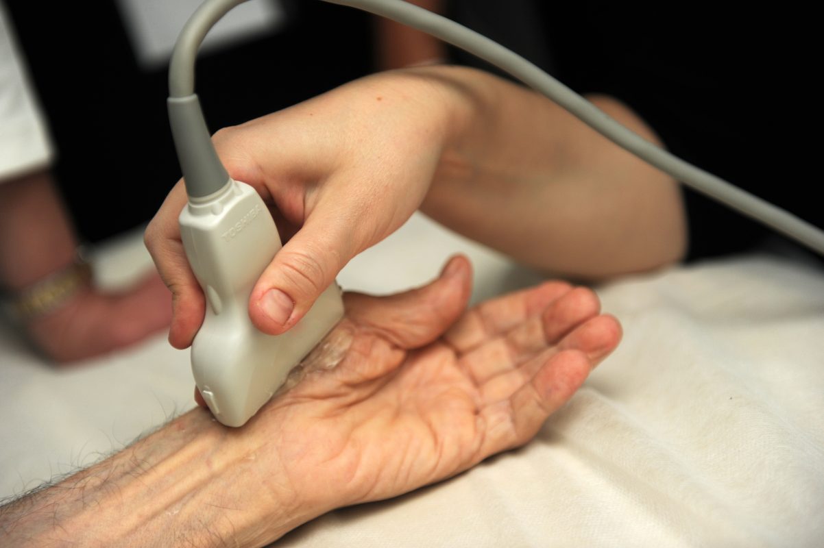 Ultrasound test HandsOn EMG Testing
