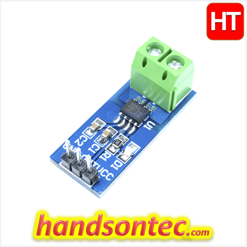 Blue Hall Current Sensor Module Mode ACS712 30A for Pin 5V Power