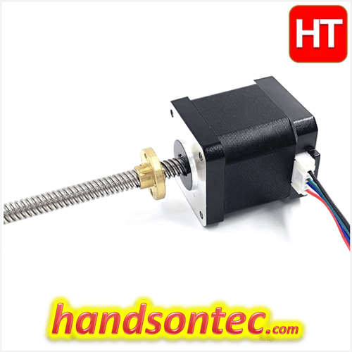 Nema17 Stepper Motor with 310mm Lead Screw Shaft HandsOn Tech