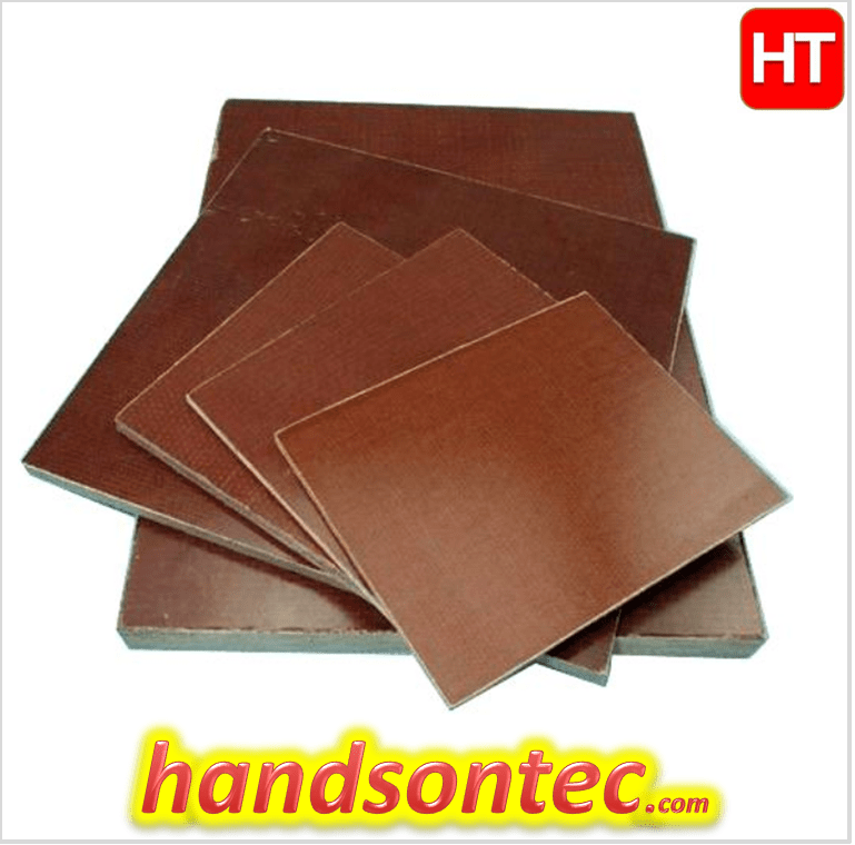 Brown Bakelite Sheet (19x200x250)mm HandsOn Tech