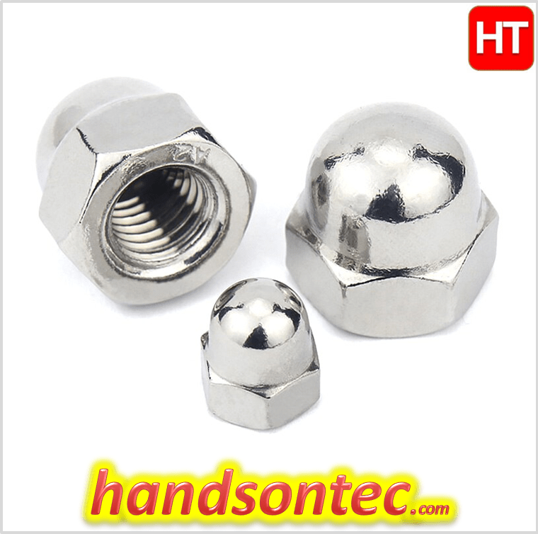 M5 Plain 304 Stainless Steel Dome Nut10pcs/pack HandsOn Tech