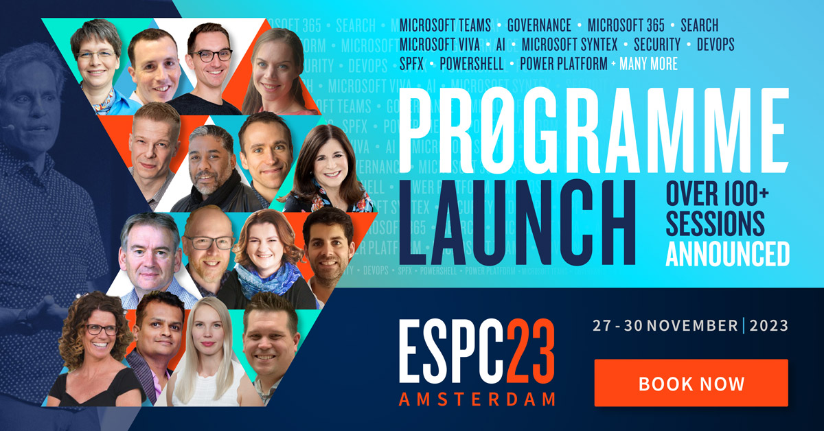 European SharePoint Conference 2023 Unveiled! Get Ready for a