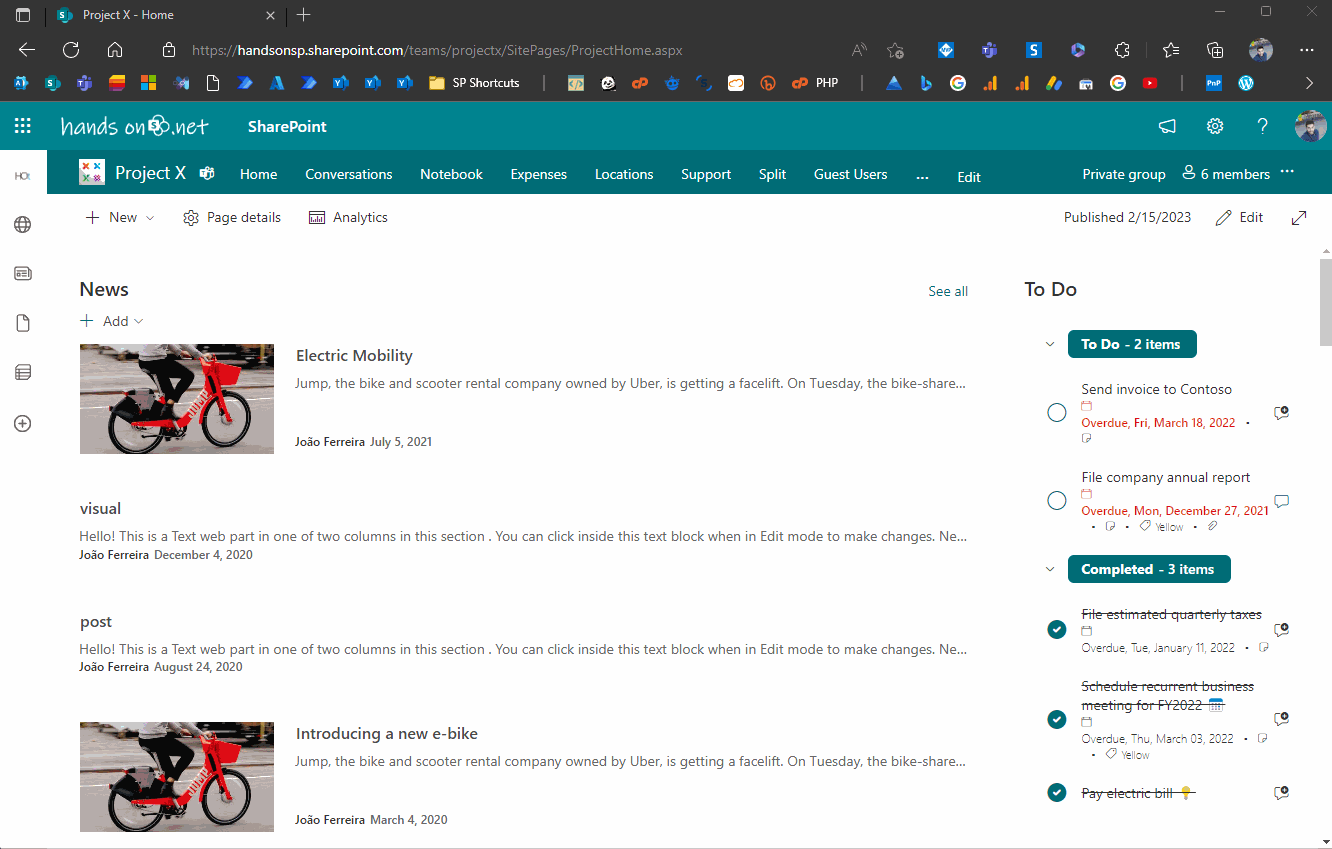 Where is the Tenant Wide Extensions list located? HANDS ON SharePoint
