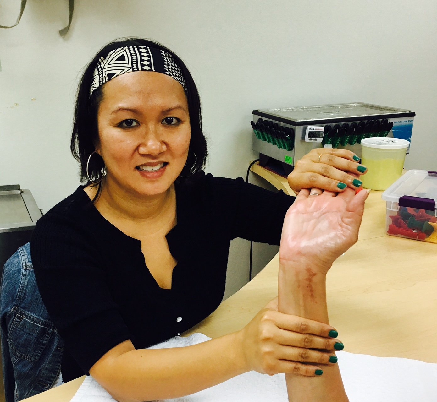 How occupational therapy can help after a wrist fracture. Hands on