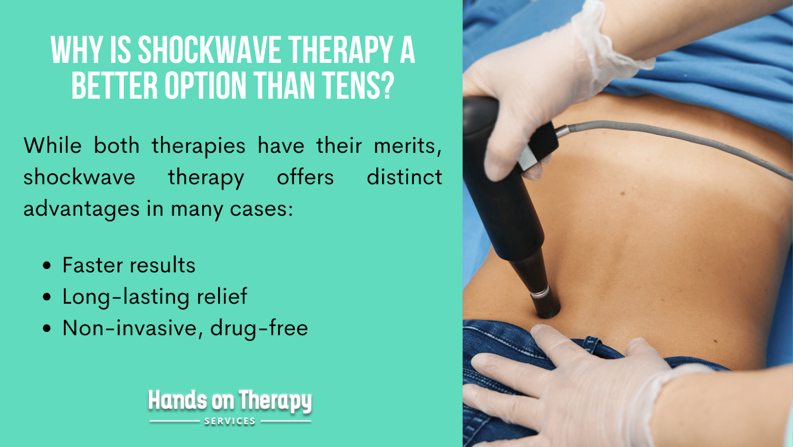 Shockwave Therapy vs. TENS Which is Right for You? Hands on Therapy