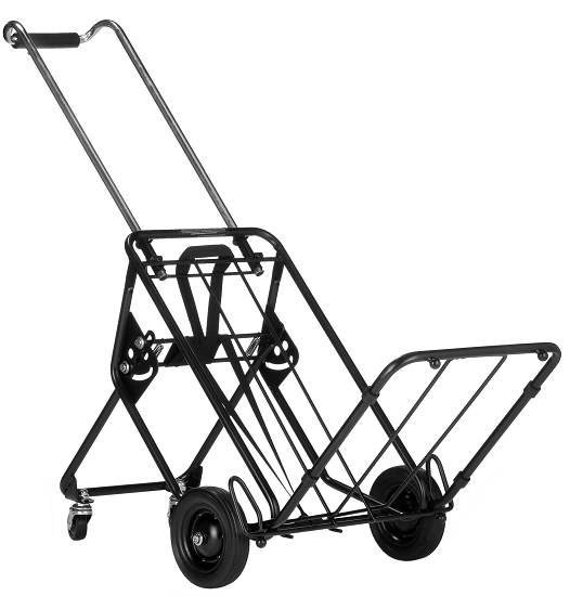 Folding Luggage Cart with Rear Kickout