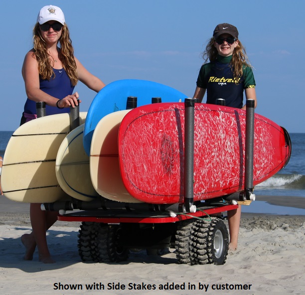 Motorized Flatbed Cart for The Beach Sand