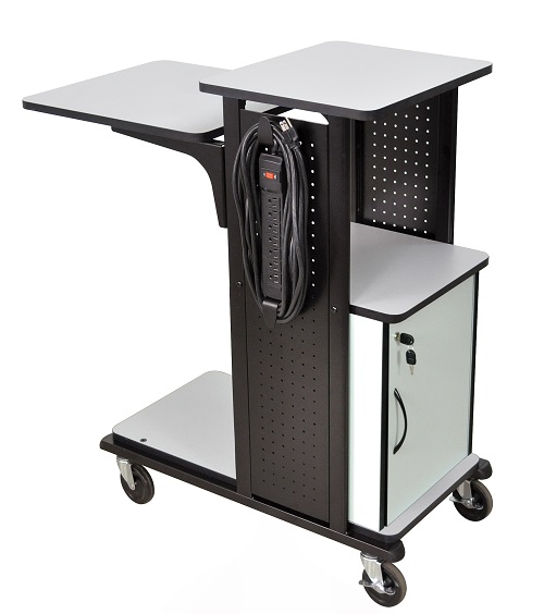 AV Cart & Presentation Stand with Lockable