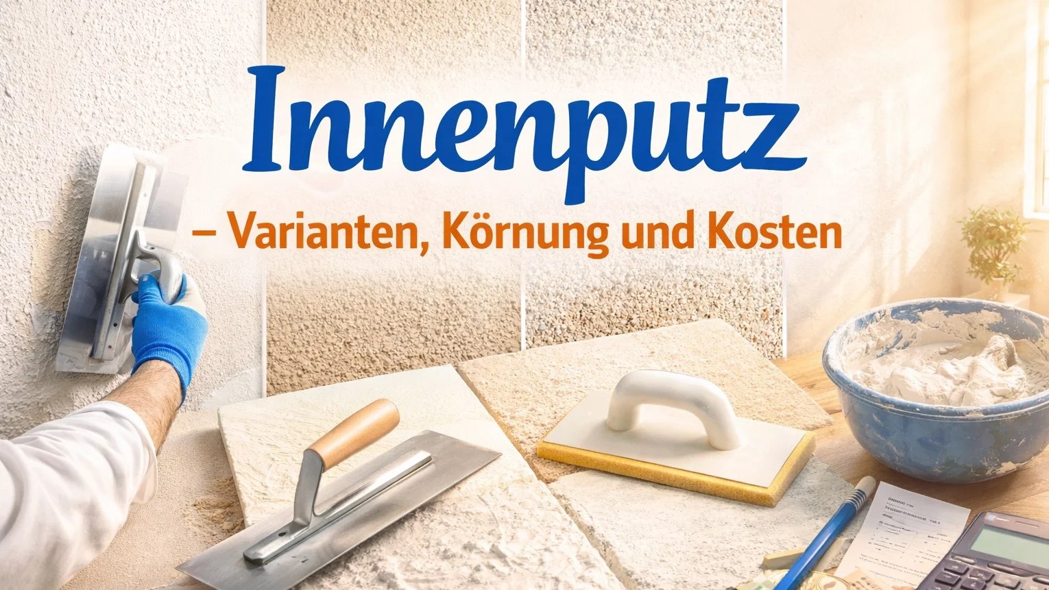 Innenputz Für Innenwände - Varianten, Körnung Und Kosten