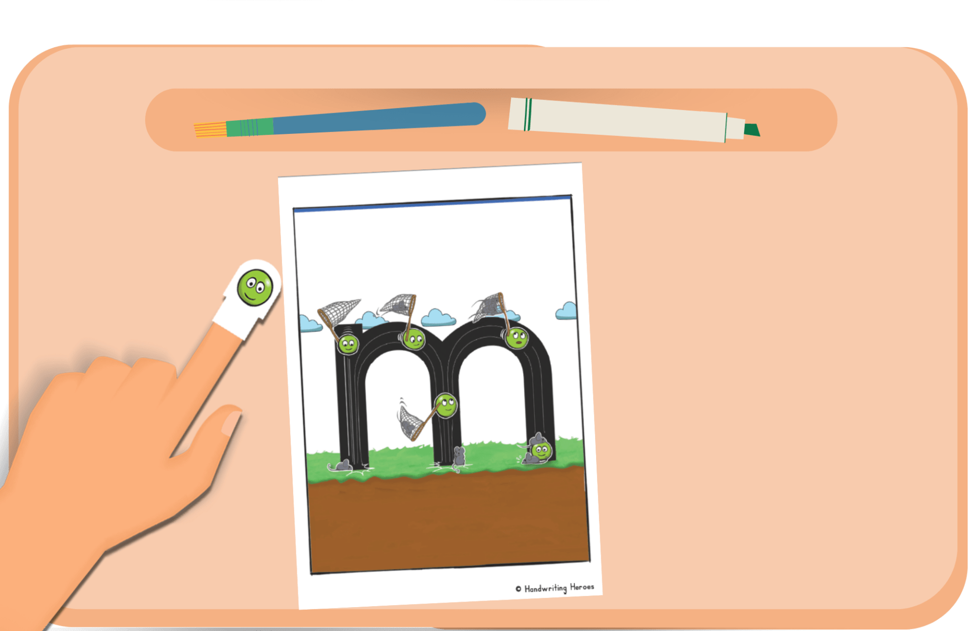 Finger Puppets Handwriting Heroes