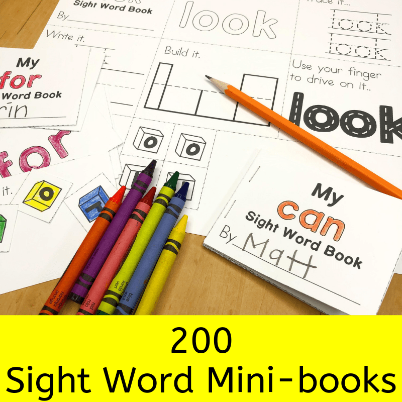 Sight Word Mini-Books