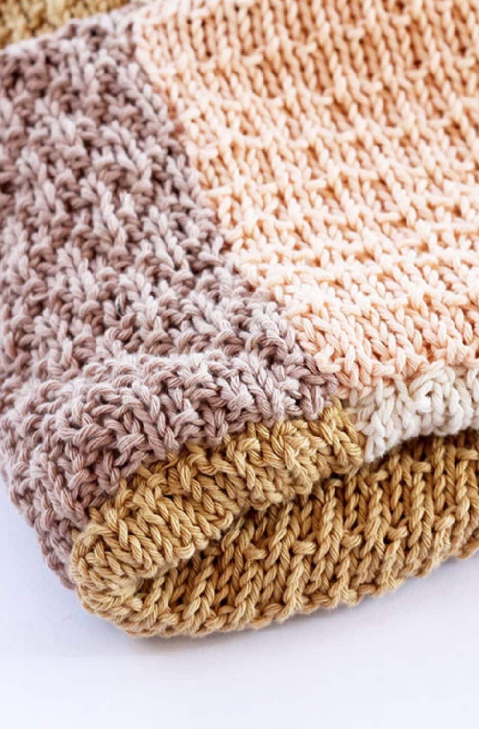 Baby Blanket Pattern (Patchwork + 4 Stitch Patterns ...