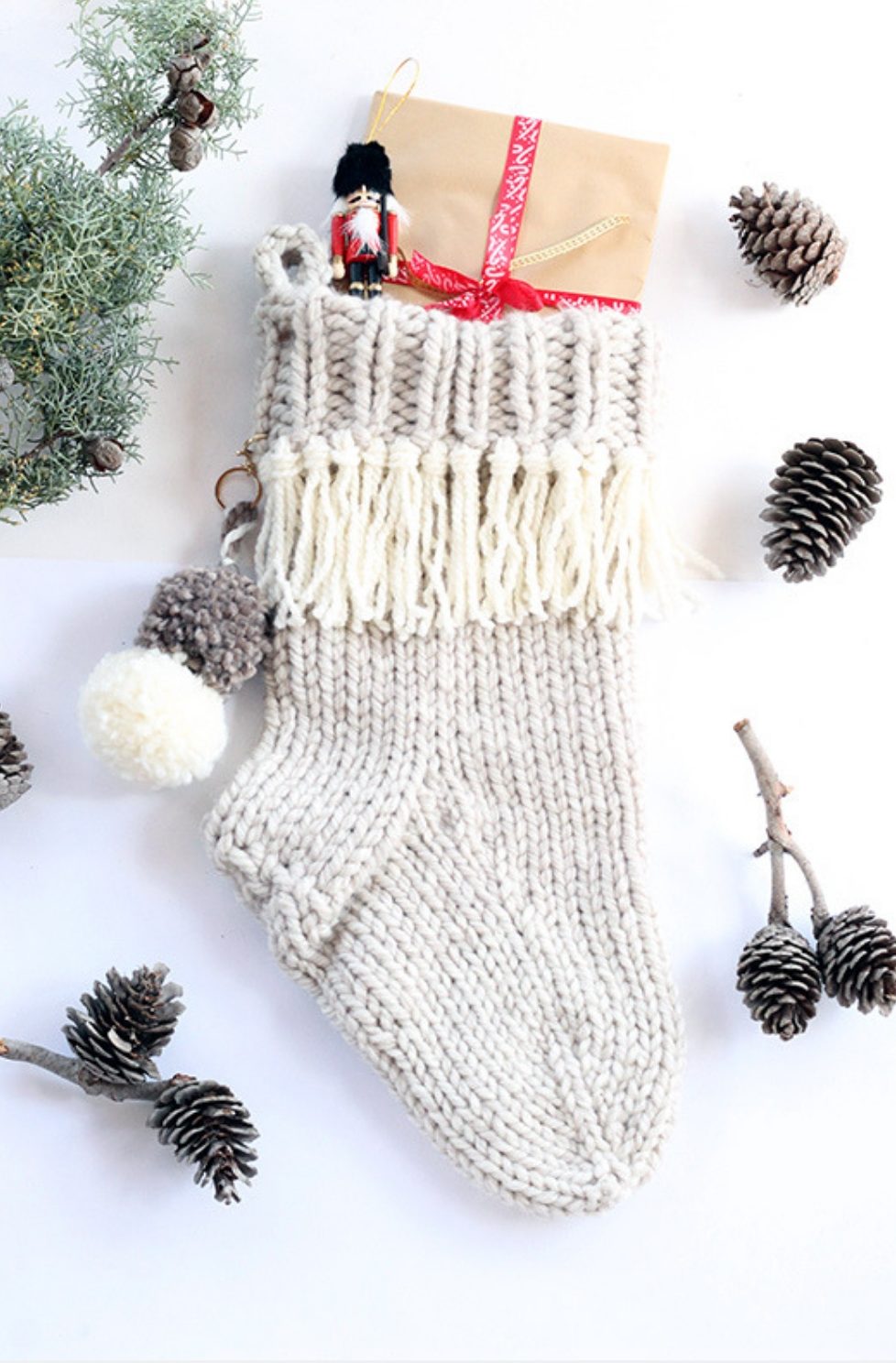 Christmas Stocking Knitting Pattern Handy Little Me