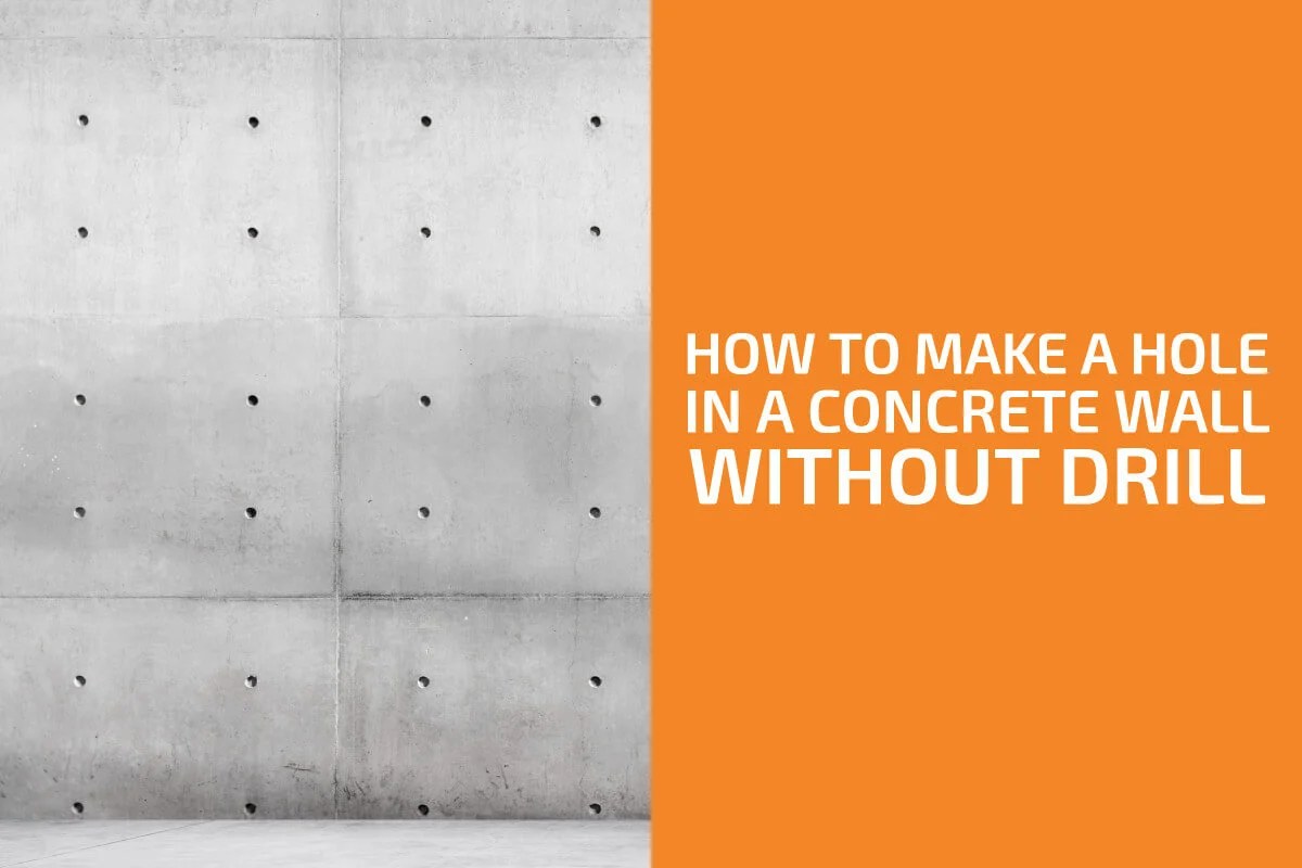 How to Make a Hole in Concrete Wall Without a Drill Handyman's World