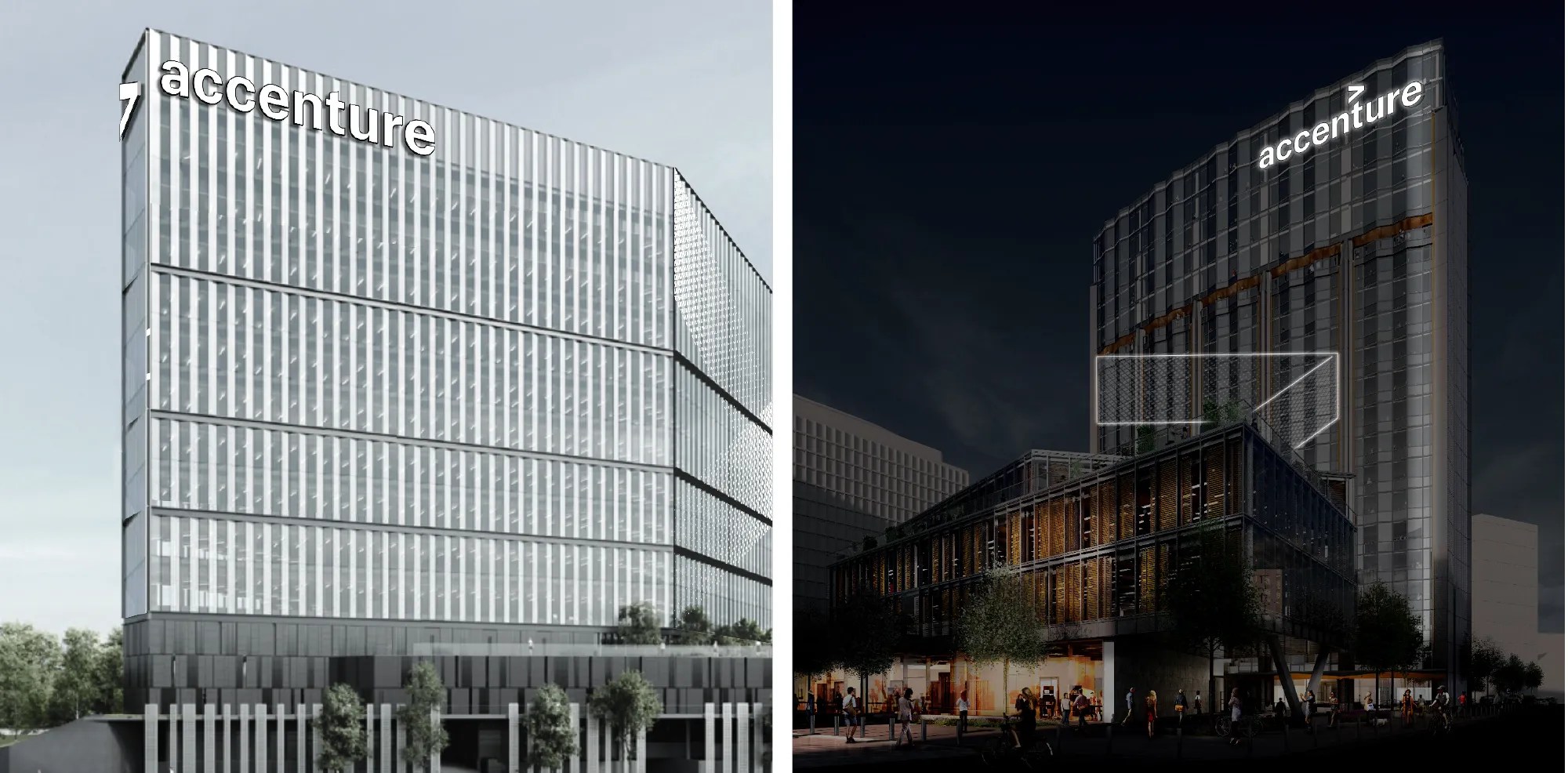 Accenture Iconic twists on Accenture's Headquarters HDG