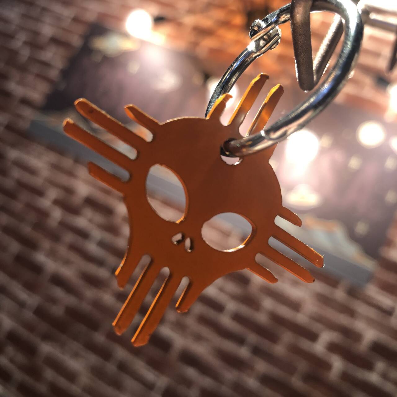 Alien Zia Custom Keychain Made In Roswell NM Hangar 209 Gifts and