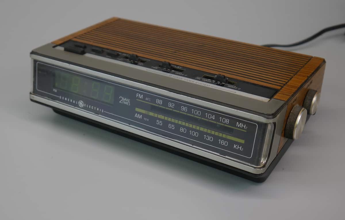 Digital Clock Radio 1980's Hangar 19 Prop Rentals