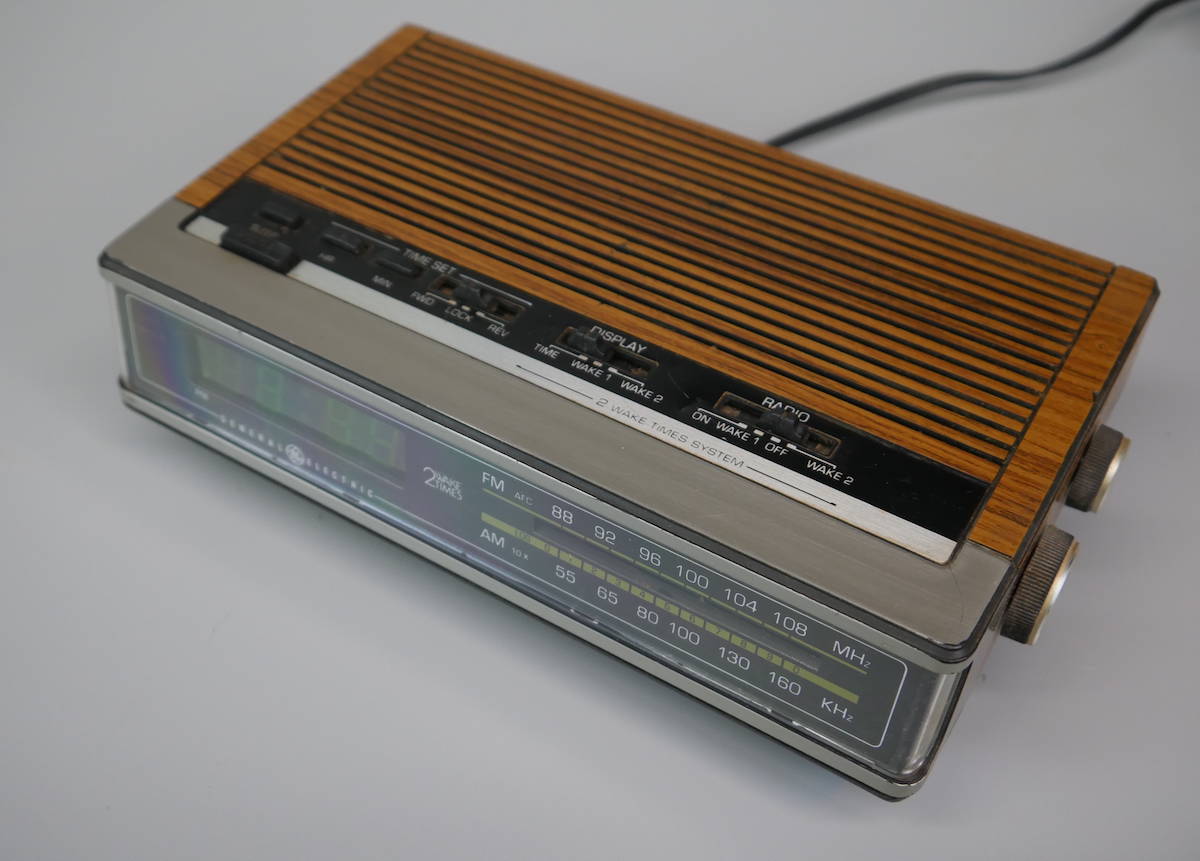 Digital Clock Radio 1980's Hangar 19 Prop Rentals