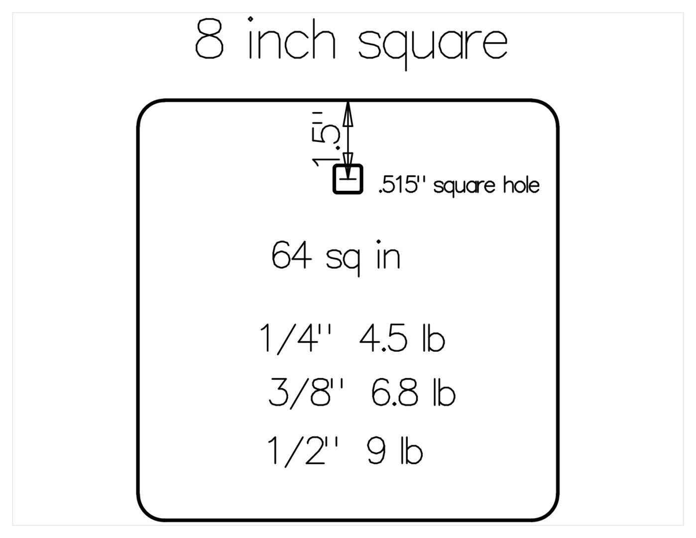 Square AR500 Steel Targets Hang Fast Targets