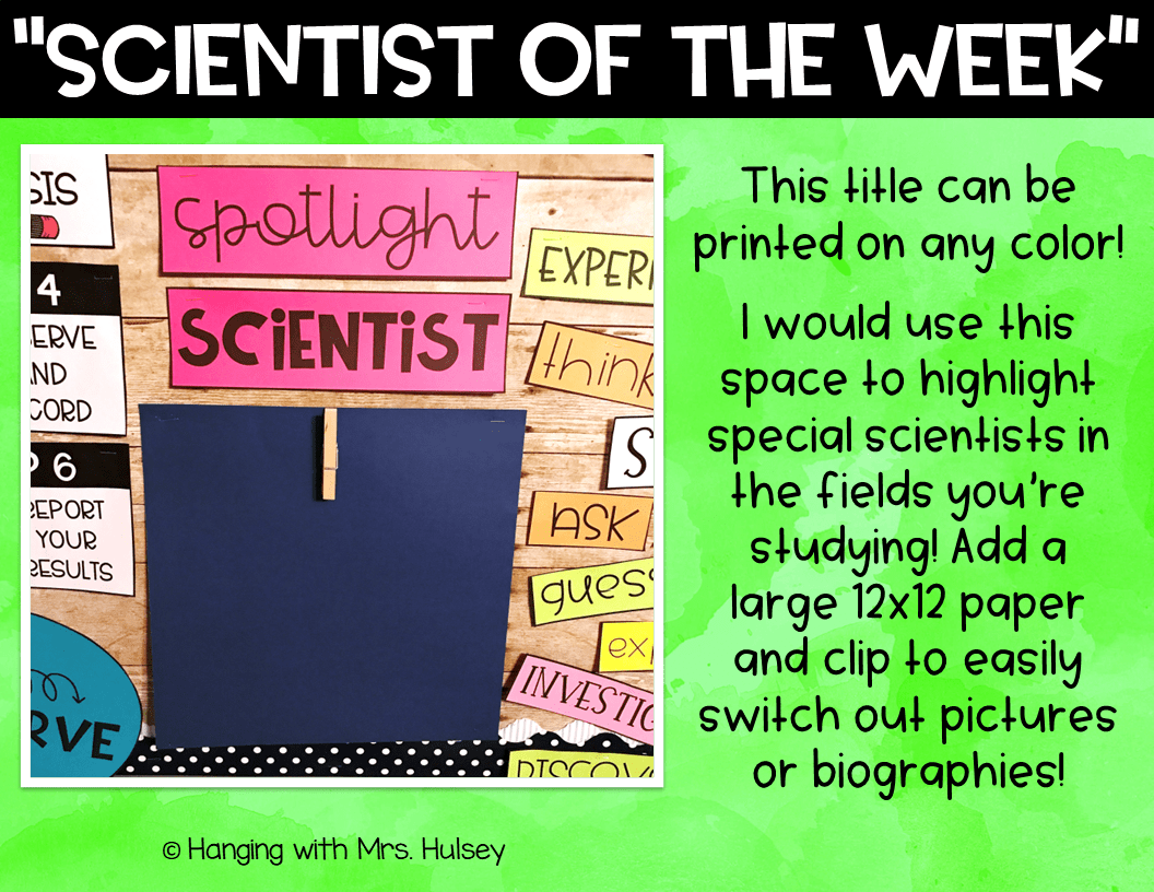 Science Bulletin Board Bundle My WordPress