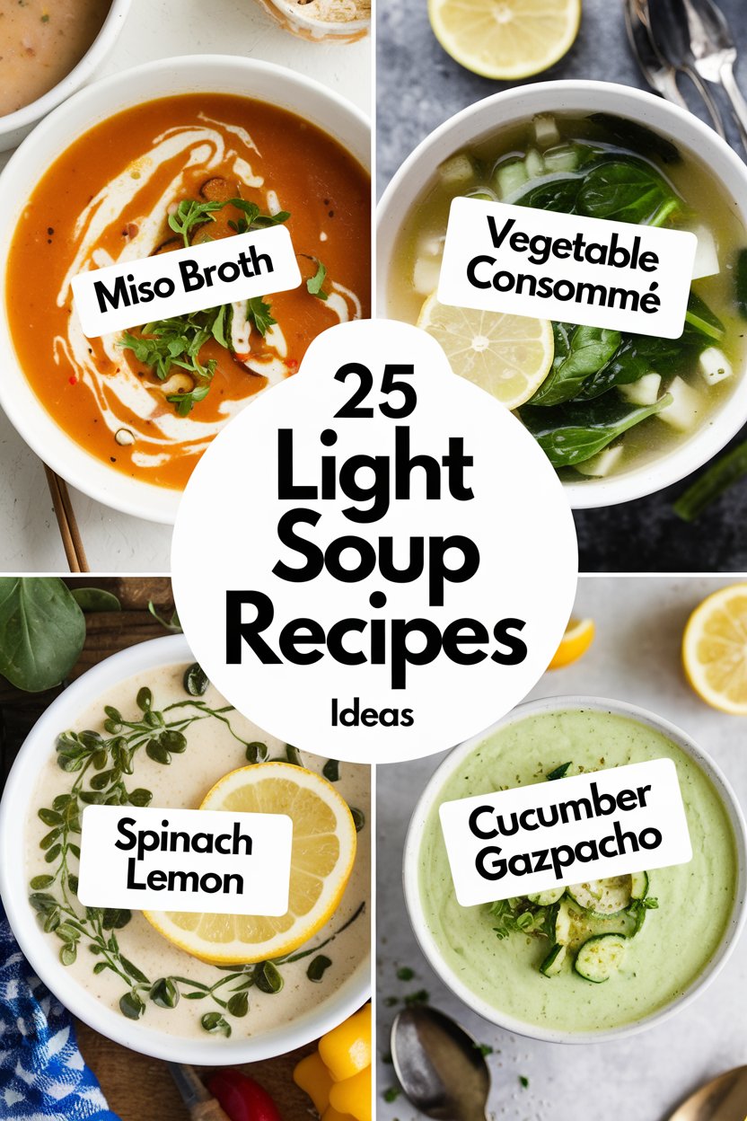 25 Light Soup Recipes That Will Warm Your Soul Without Weighing You