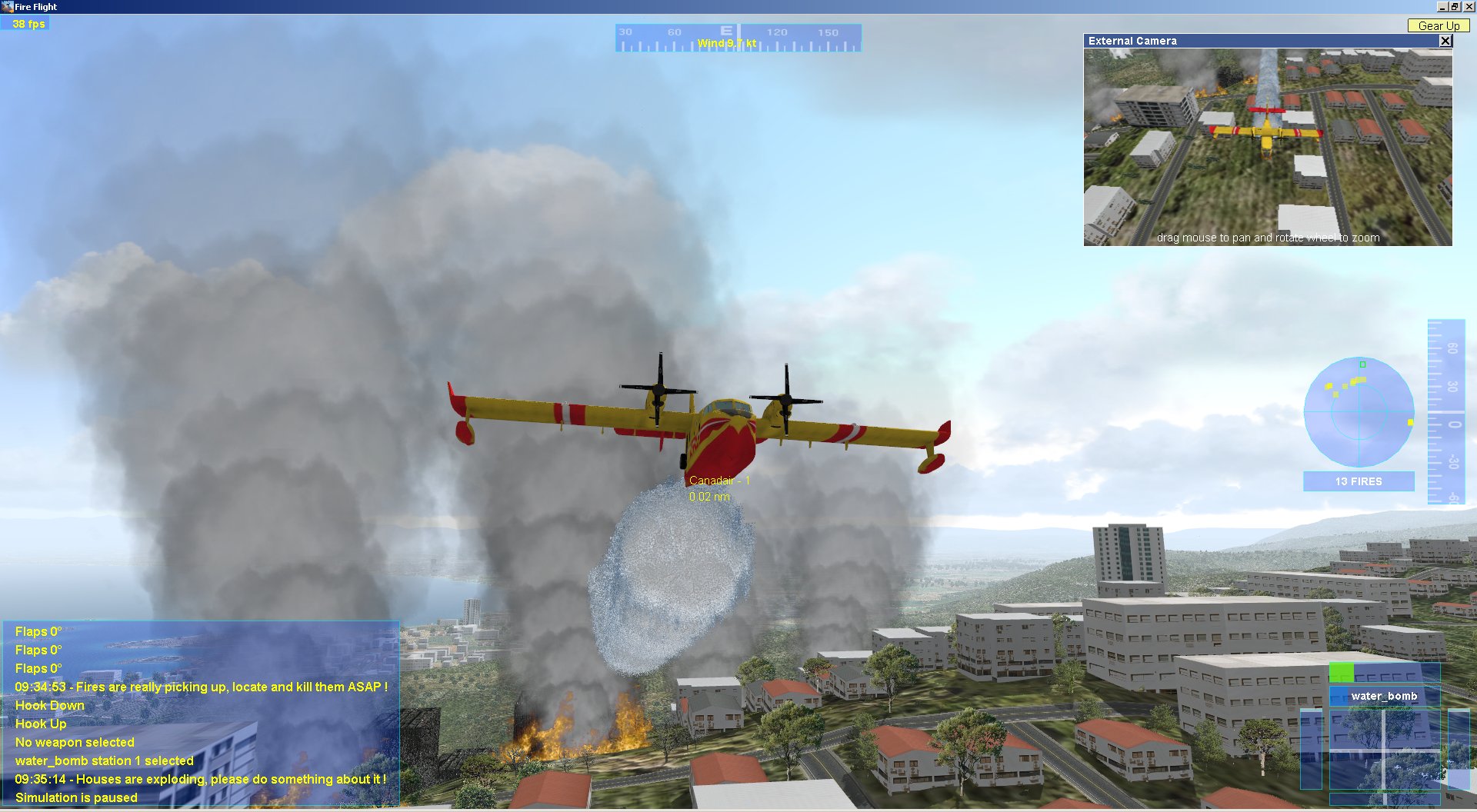 SimCatalog Fire Flight new flight simulator