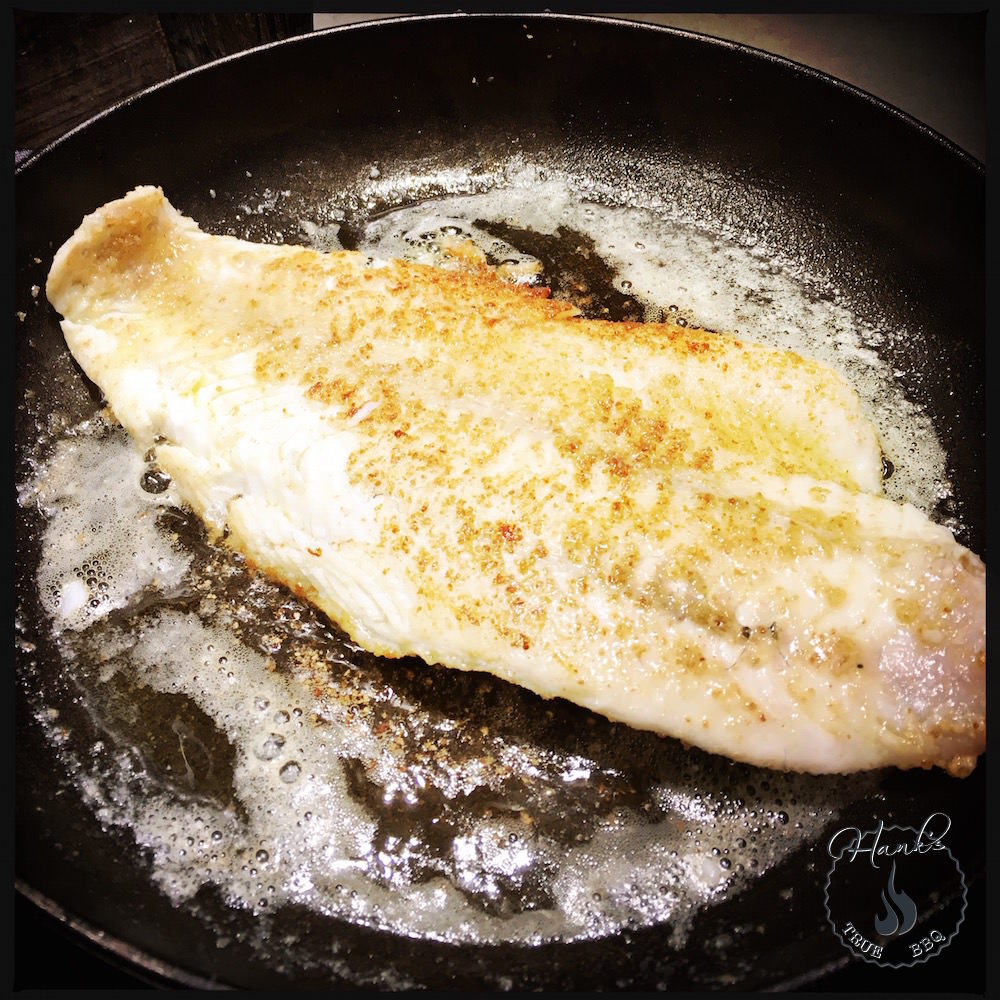 Pike Perch fried in butter Hanks True BBQ™